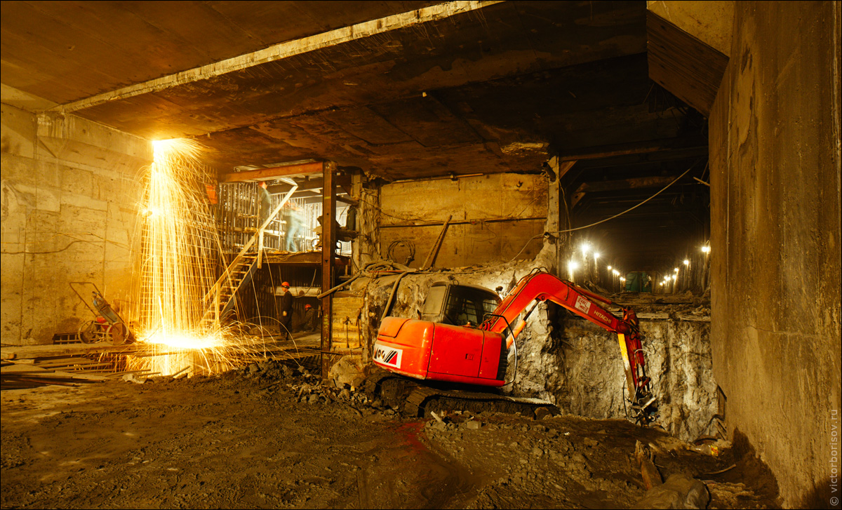Строительство Алабяно-Балтийского тоннеля